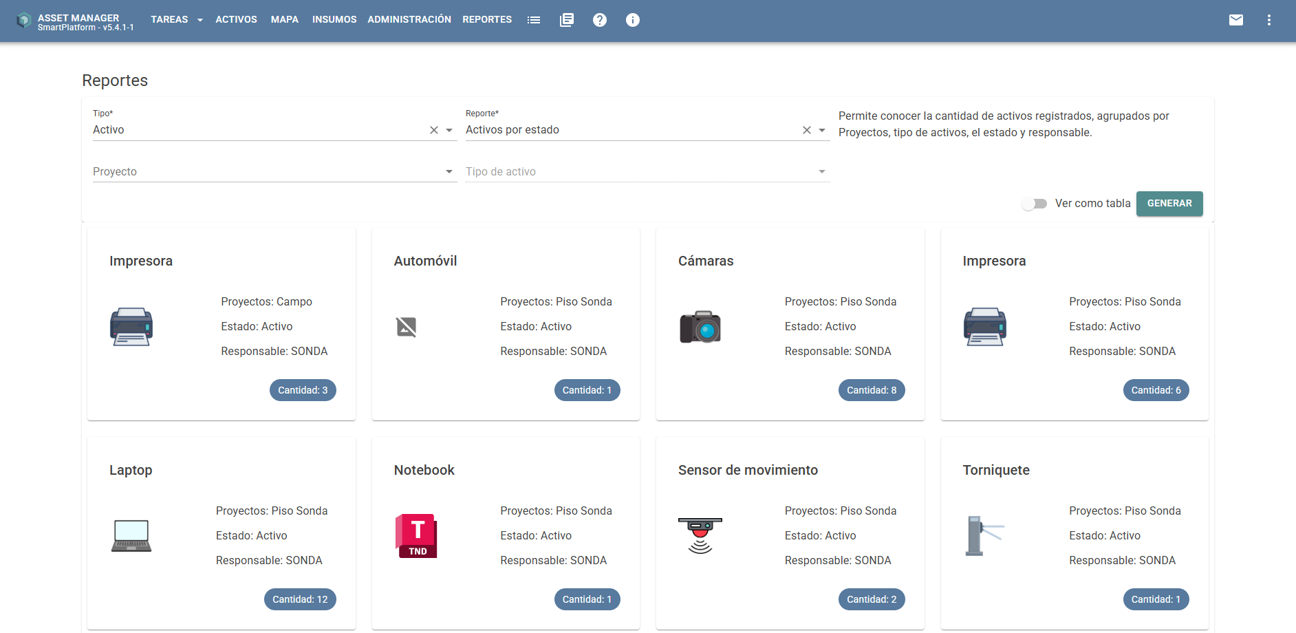 Asset Manager screenshot